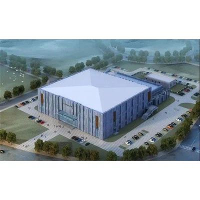 Hala sportowa z ramą portalową